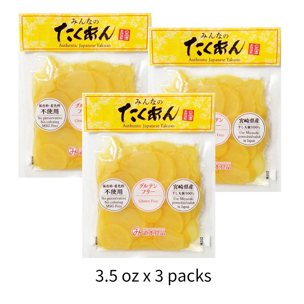 Michimoto Foods daikon radish slices ready to eat for quick meals