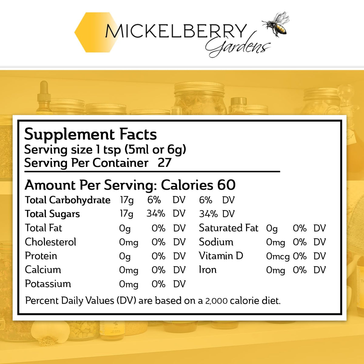 Mickelberry Gardens 20-ounce packaging ready for everyday use.