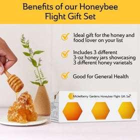 Mickelberry Gardens blackberry honey jar with fruity, berry-forward aroma.