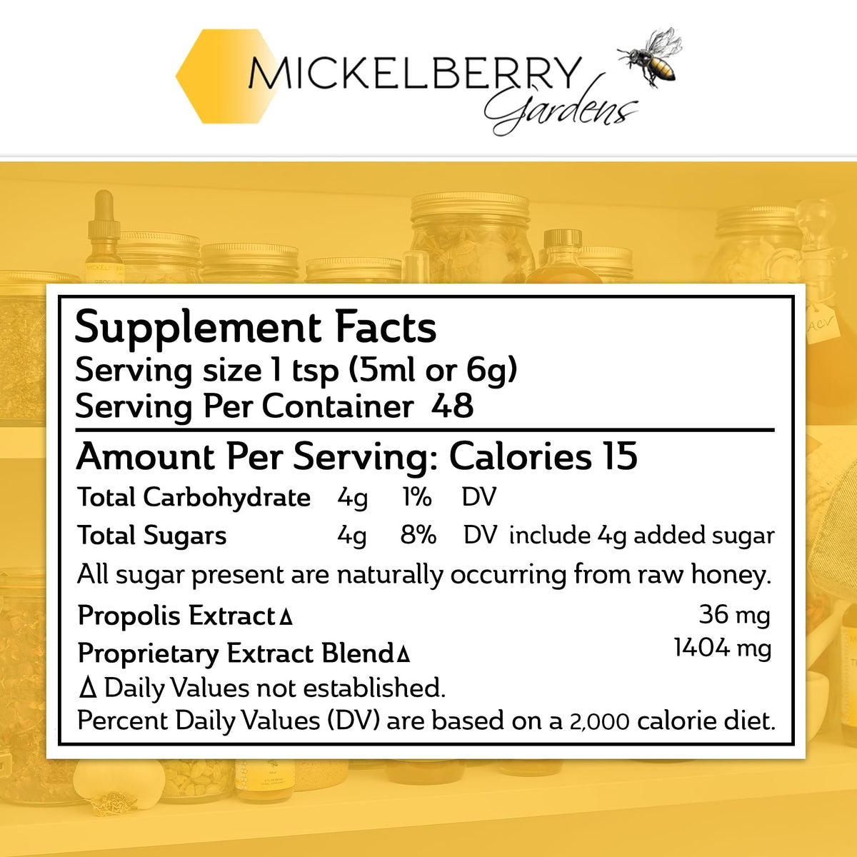 Family-friendly Mickelberry Gardens syrup suitable for adults and kids