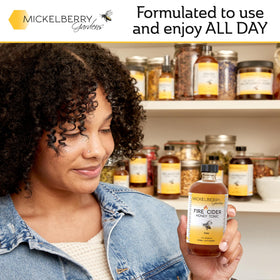 Mickelberry Gardens Fire Cider serving ideas for tea or greens