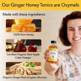 Mickelberry Gardens tonic served as a ginger shot for a quick wellness moment