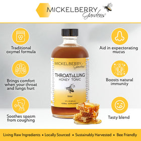 Spoon of Mickelberry Gardens tonic highlighting delicious and versatile use