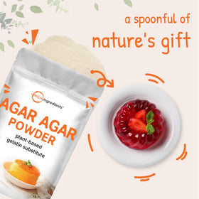 Micro Ingredients agar-agar powder ready for dairy-free dessert experiments.