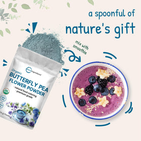 Natural food coloring from Micro Ingredients butterfly pea powder for baking ideas.