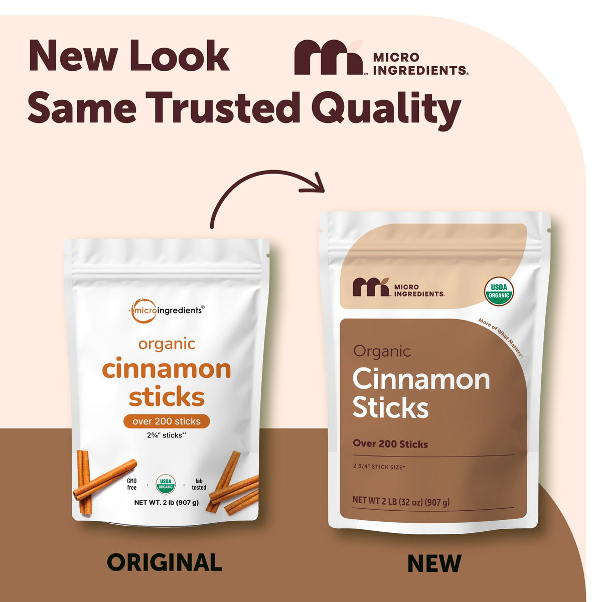 Aromatic cinnamon sticks from Micro Ingredients for baking and desserts