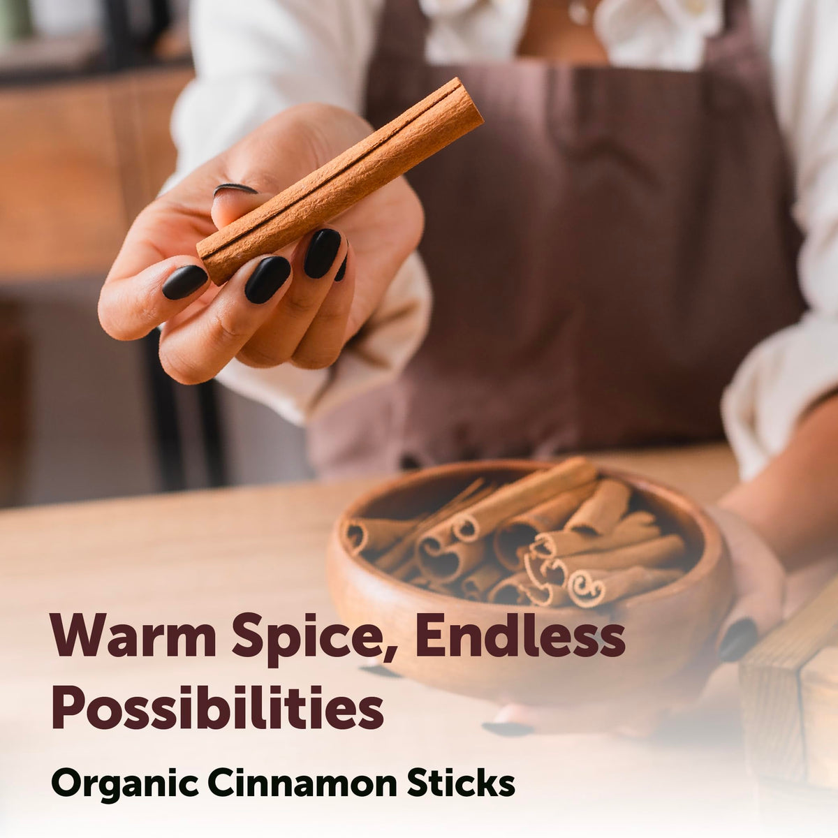 Cinnamon sticks ideal for tea infusions and warm drinks