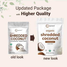Micro Ingredients Coconut Flakes sprinkled on yogurt for creamy flavor