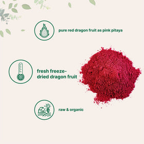 Micro Ingredients Dragon Fruit Powder close-up texture ready to blend