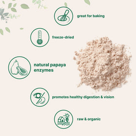 Micro Ingredients Freeze-Dried Papaya Powder pack maintains vibrant color and aroma.
