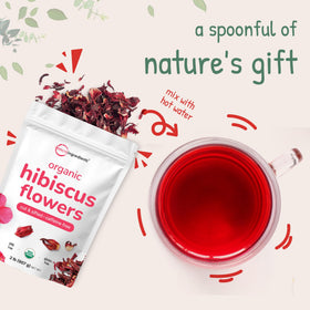 Micro Ingredients 2lb bulk hibiscus flowers for iced tea