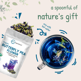 Micro Ingredients hot brew in cup highlights easy preparation and caffeine-free experience