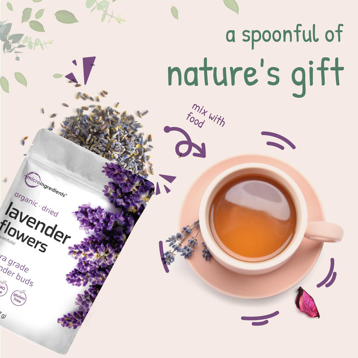 Lavender sachets and home fragrance ideas with Micro Ingredients.