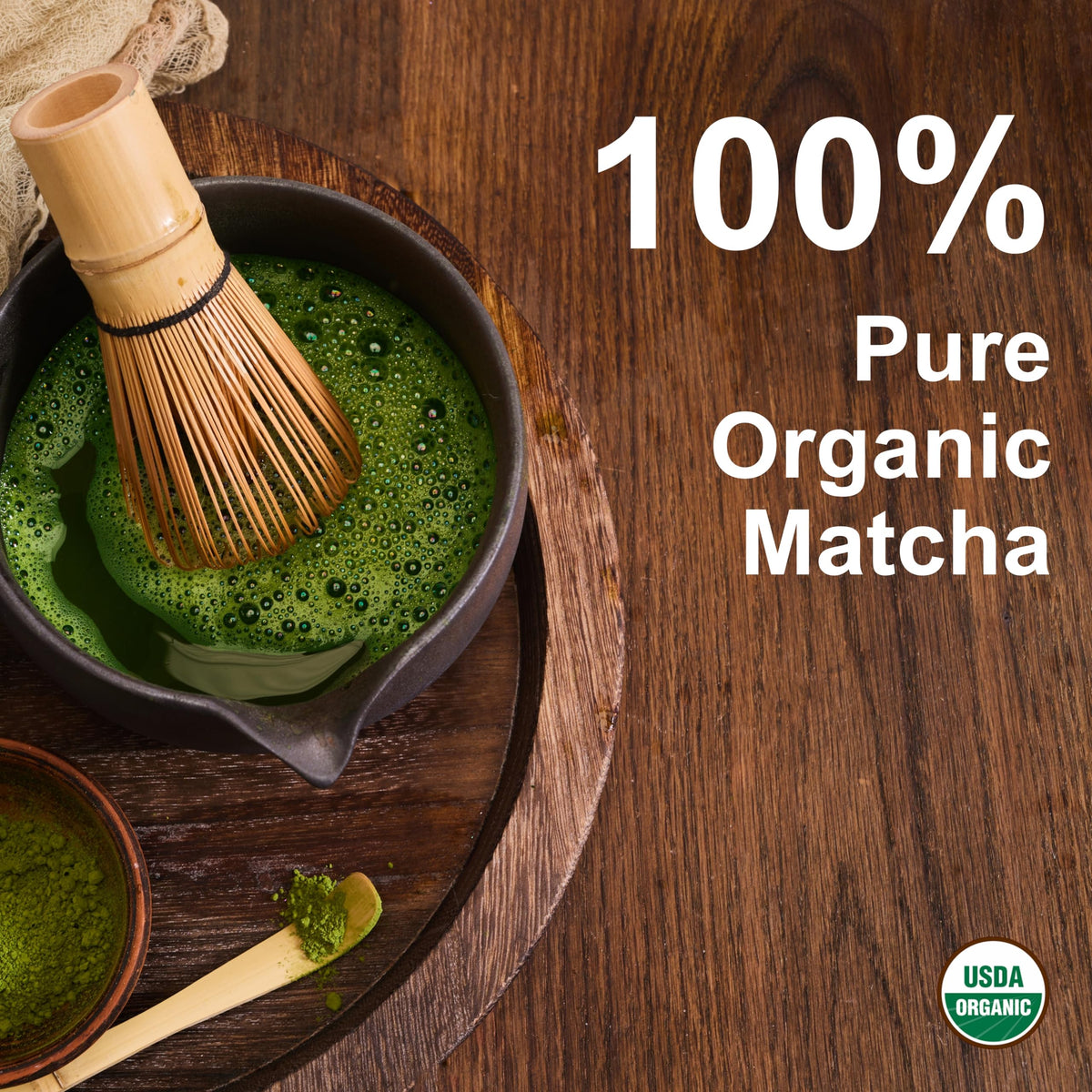 Micro Ingredients latte art-ready matcha enhancing a creamy, vibrant drink.