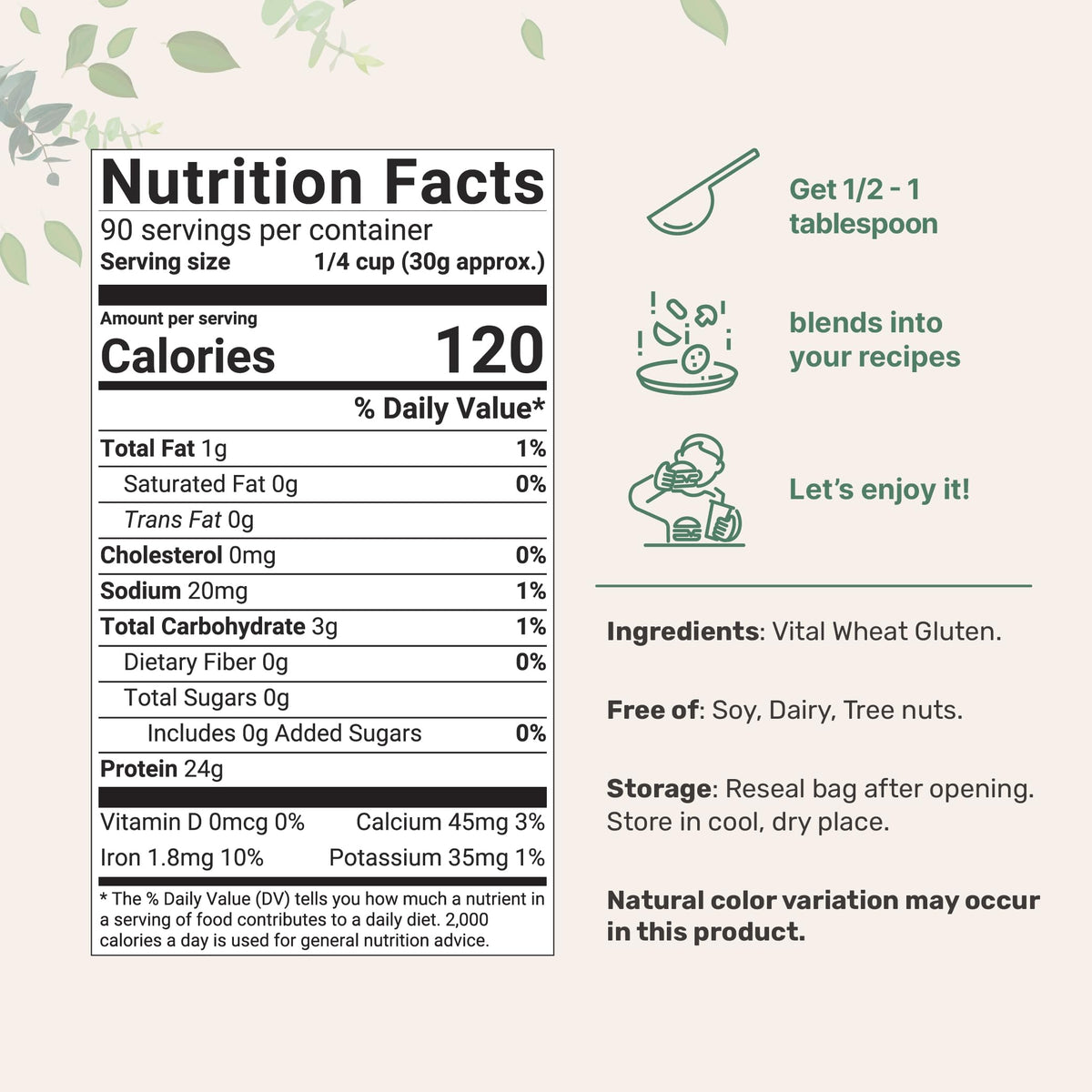 Micro Ingredients Wheat Gluten powder fortifies dough elasticity for lighter, fluffier breads.