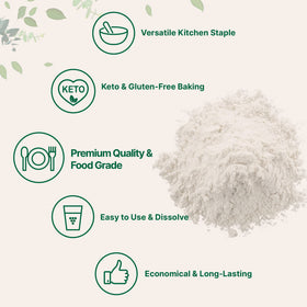 Resealable bag of Micro Ingredients Xanthan Gum Powder keeps freshness intact.