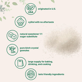 Micro Ingredients Xylitol 1:1 sugar substitute for baking and cooking.
