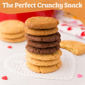 Mi-Del Ginger Snaps ingredients scene emphasizes non-GMO and peanut-free