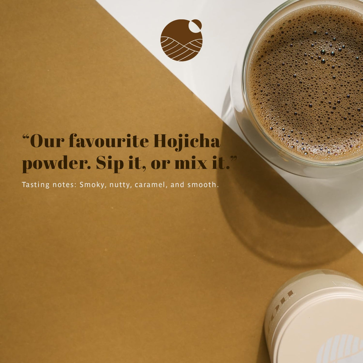 Midori Spring Hojicha latte in mug for versatile beverages