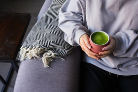 Recyclable tin packaging used for Midori Spring matcha emphasizes sustainability
