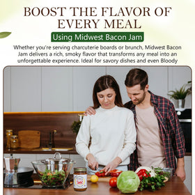 Midwest Fresh Spicy Bacon Jam pizza glaze delivering a gourmet twist