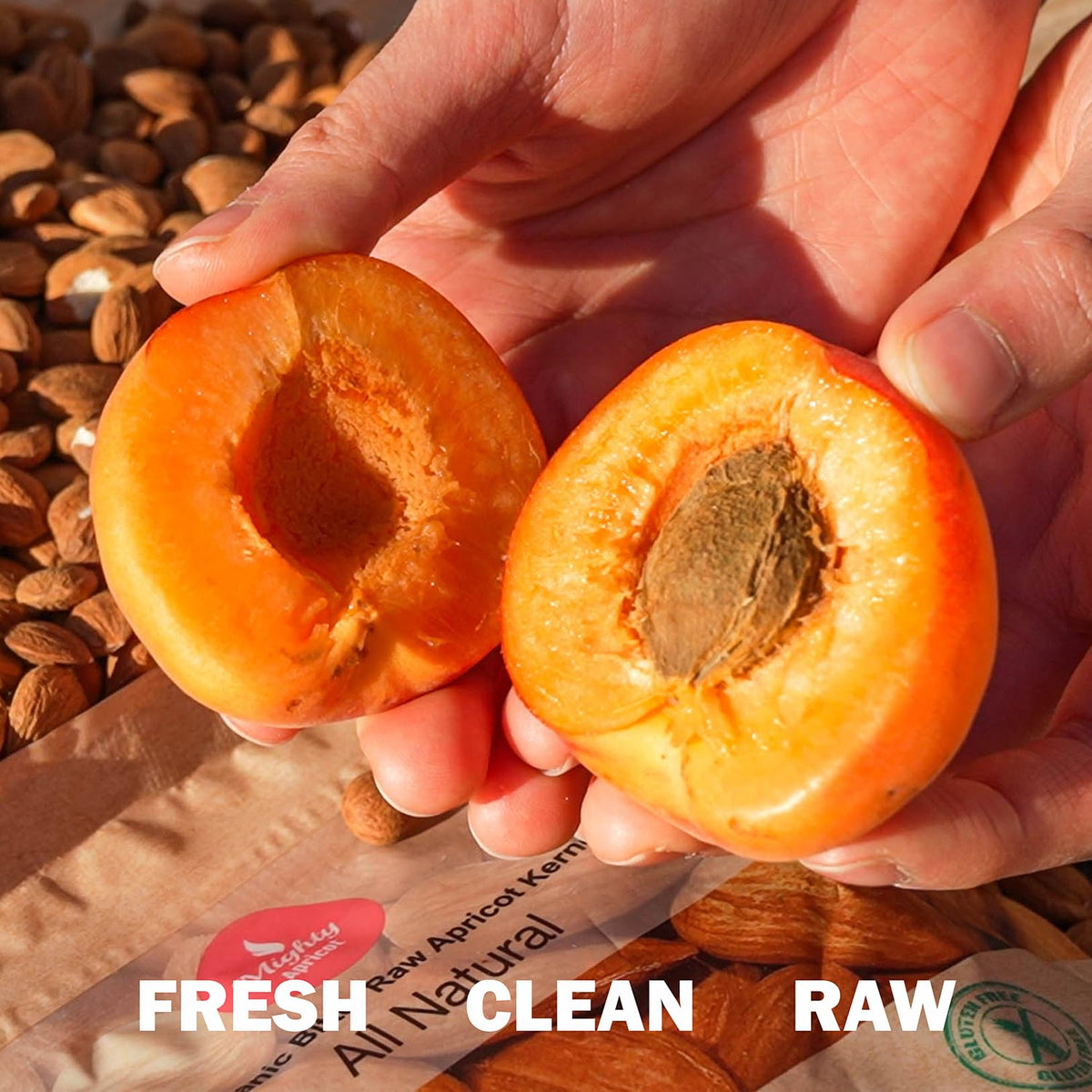 Mighty Apricot origin label from Turkey with GMP facility