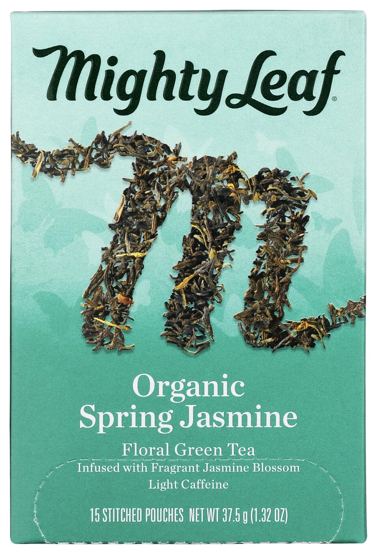 Mighty Leaf China green tea leaves deliver naturally scented quality and smooth flavor.