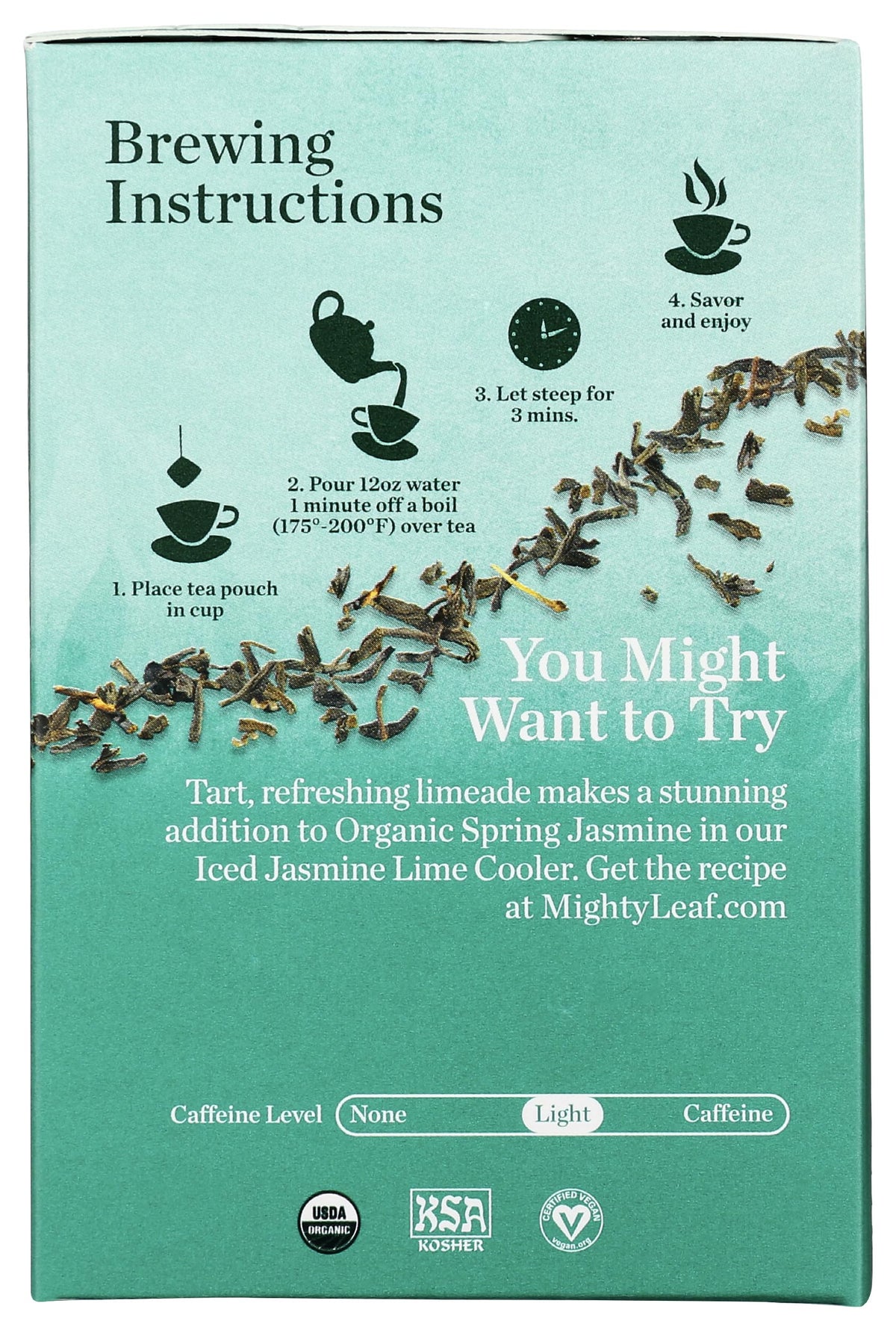 Mighty Leaf compostable tea pouches help eco-conscious brewing.