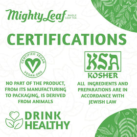 Mighty Leaf Green Tea Tropical gift-ready packaging for holidays and special occasions.