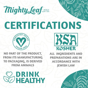 Mighty Leaf Marrakesh Mint 100-count packaging for easy brewing.