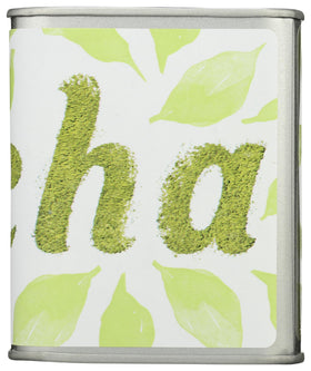 Close-up of Mighty Leaf matcha powder texture for smooth whisking.