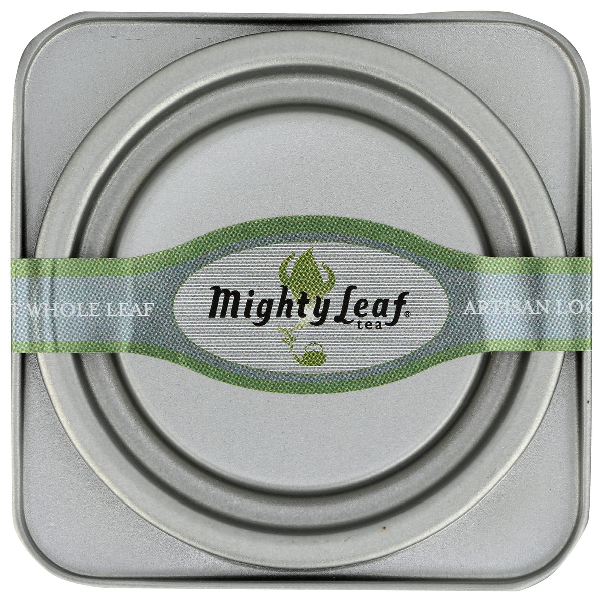 Kitchen scene with Mighty Leaf Mint Matcha tin ready for daily ritual