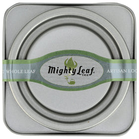 Kitchen scene with Mighty Leaf Mint Matcha tin ready for daily ritual