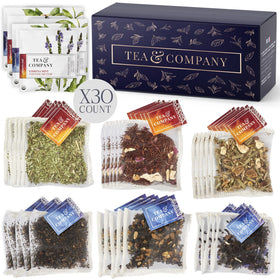 Mighty Leaf Organic Tea Sampler with 30 bags for convenient, cafe-quality infusions at home