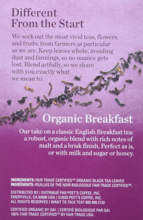 Mighty Leaf Rwanda-origin tea leaves showcase bright citrusy, high-elevation character.