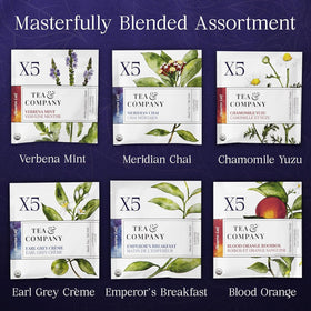 Mighty Leaf Verbena Mint tea to soothe and refresh