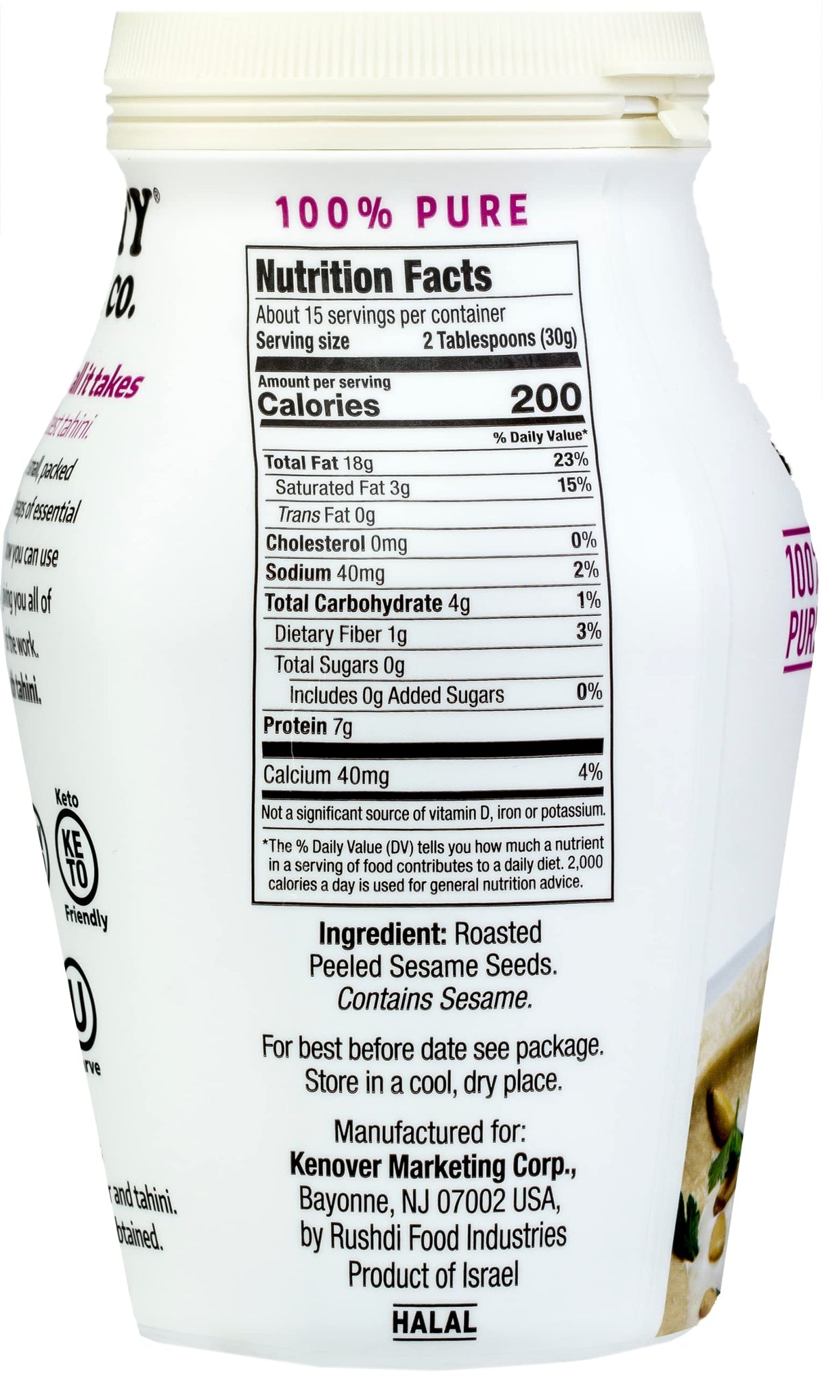 Two-pack Mighty Sesame Co. tahini ideal for batch cooking and meal prep.