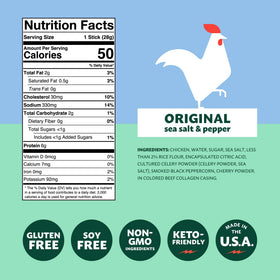 Mighty Spark Chicken Snack Sticks close-up highlighting lean all-natural chicken