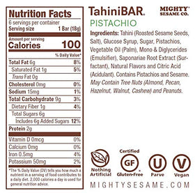 Mighty Sesame Co TahiniBars Variety Pack: 18 bars in one box for sharing.