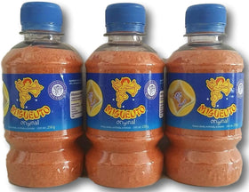 Miguelito El Original Candy Chili Powder 3-bottle pack adds bold heat to snacks and meals.