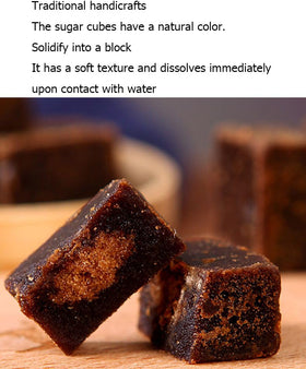 MIHUNTANG ancient brown sugar block with soft texture for easy scooping and portioning.