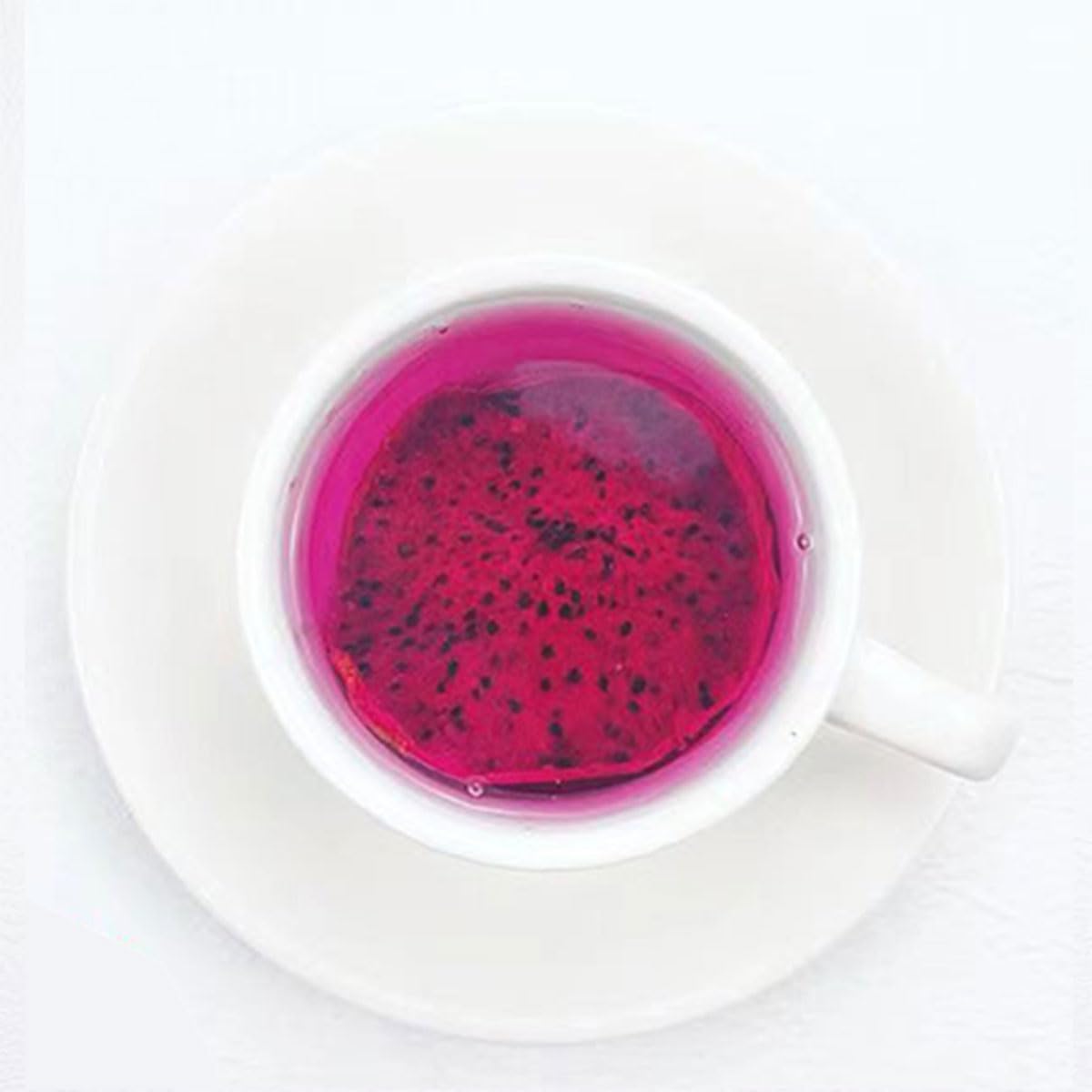 MIHUNTANG dragon fruit bits in drinks for tropical flair.