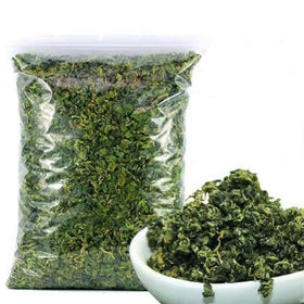 MIHUNTANG Jiaogulan tea leaves close-up, highlighting fresh curls for premium infusions.