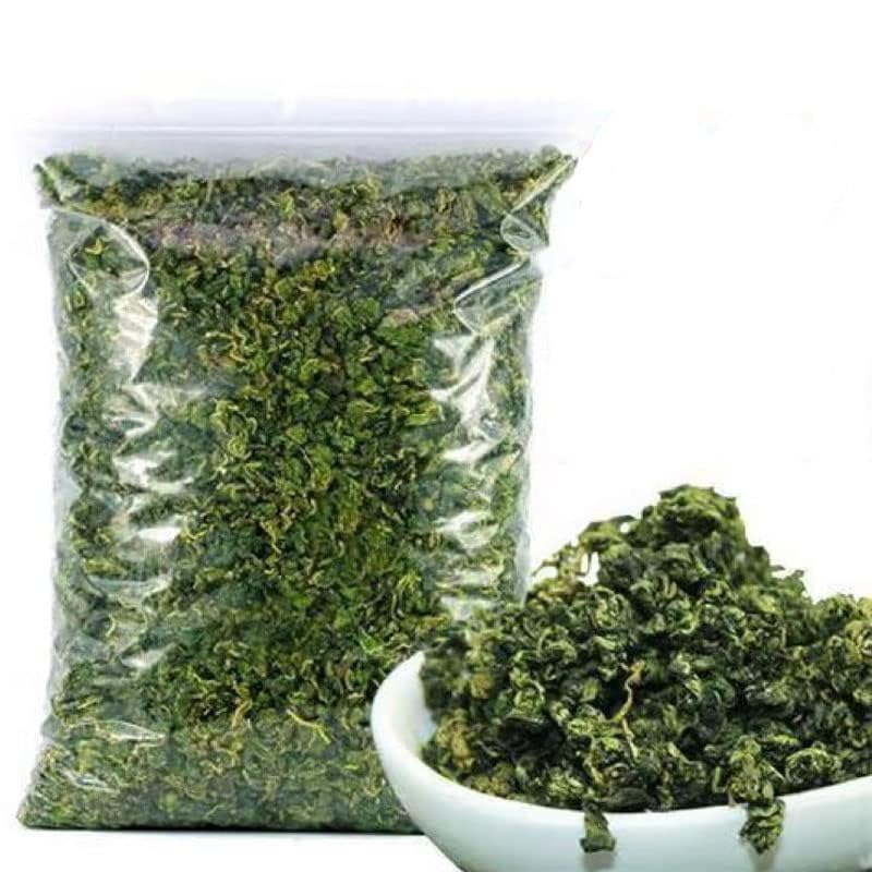 MIHUNTANG Jiaogulan tea leaves close-up, highlighting fresh curls for premium infusions.