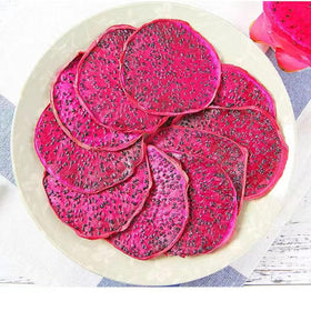 MIHUNTANG pitaya fruit slices in a bowl, tropical flavor ready to enjoy.