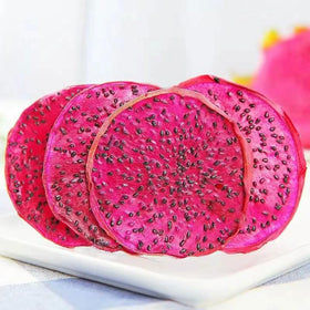 MIHUNTANG red dragon fruit chips add color to yogurt parfait.