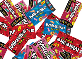 Mike and Ike assorted flavors box showcases colorful variety at a glance