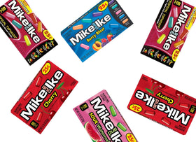 Mike and Ike go boxes fit in bags for quick treats on the move