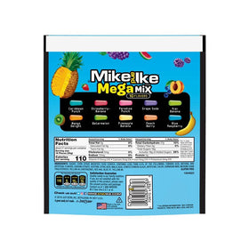 Mike and Ike Mega Mix shareable 28.8 oz bag ready for road trips