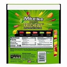 Assorted Mike & Ike Original Fruits flavors in bowl for tasting